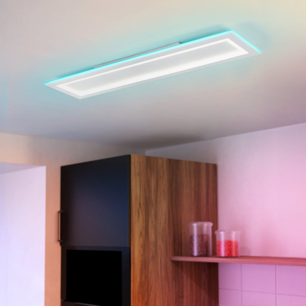 LED taklampe Padrogiano-Z smart RGB CCT 120x30 cm bakside