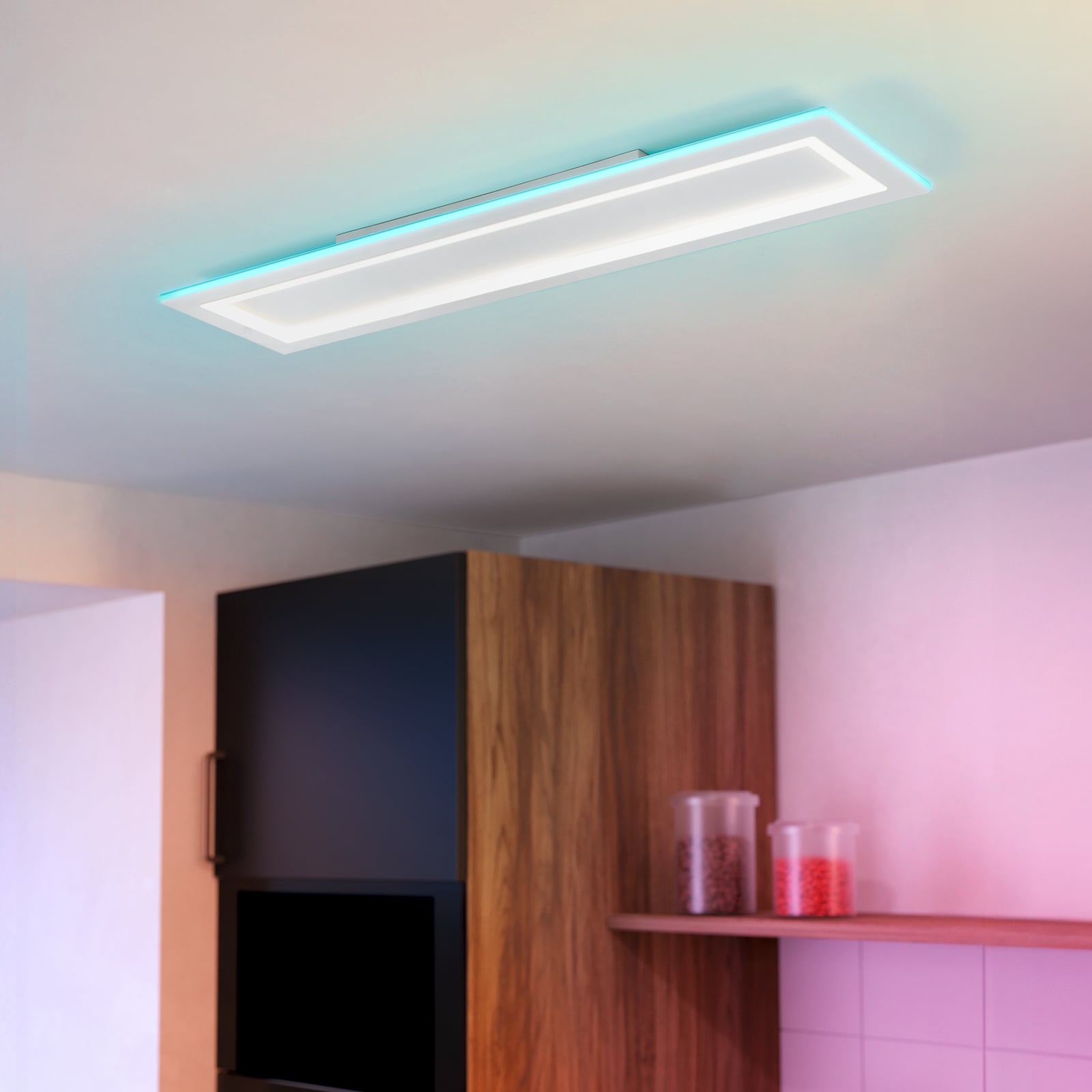 LED taklampe Padrogiano-Z smart RGB CCT 120x30 cm bakside
