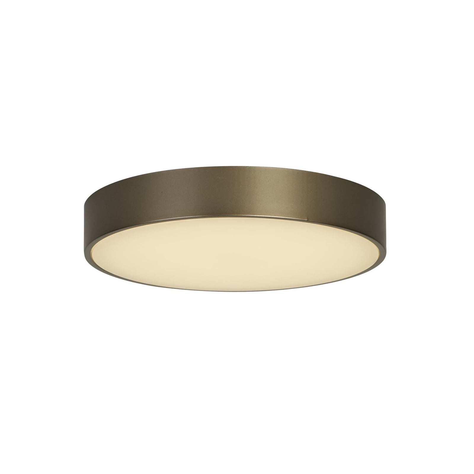 LED taklampe Palma bronse stål og akryl Ø25 cm 12W forfra