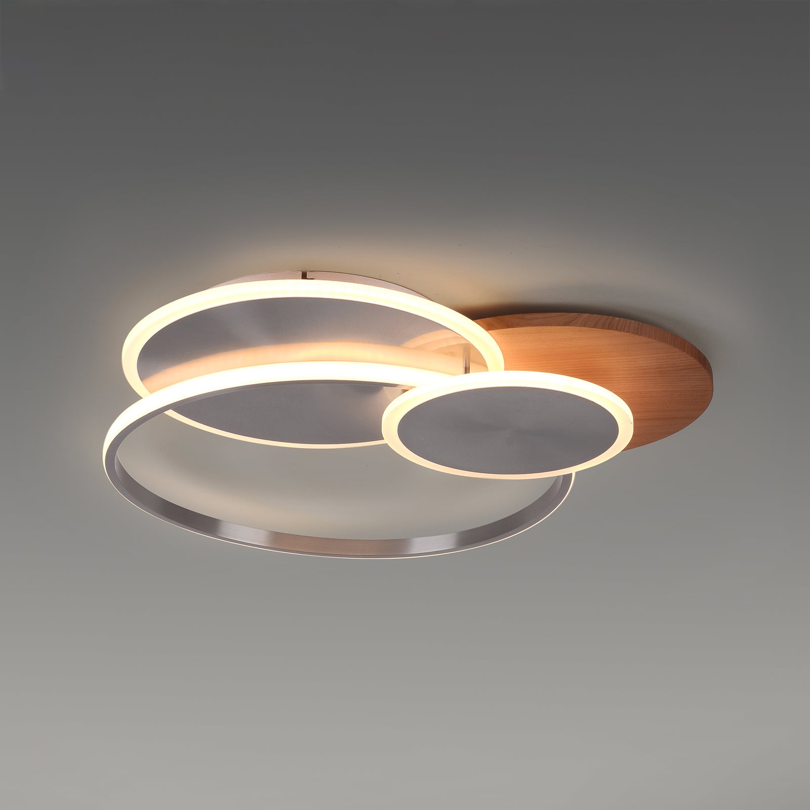LED taklampe Palma CCT dimbar med fjernkontroll 65 cm forfra