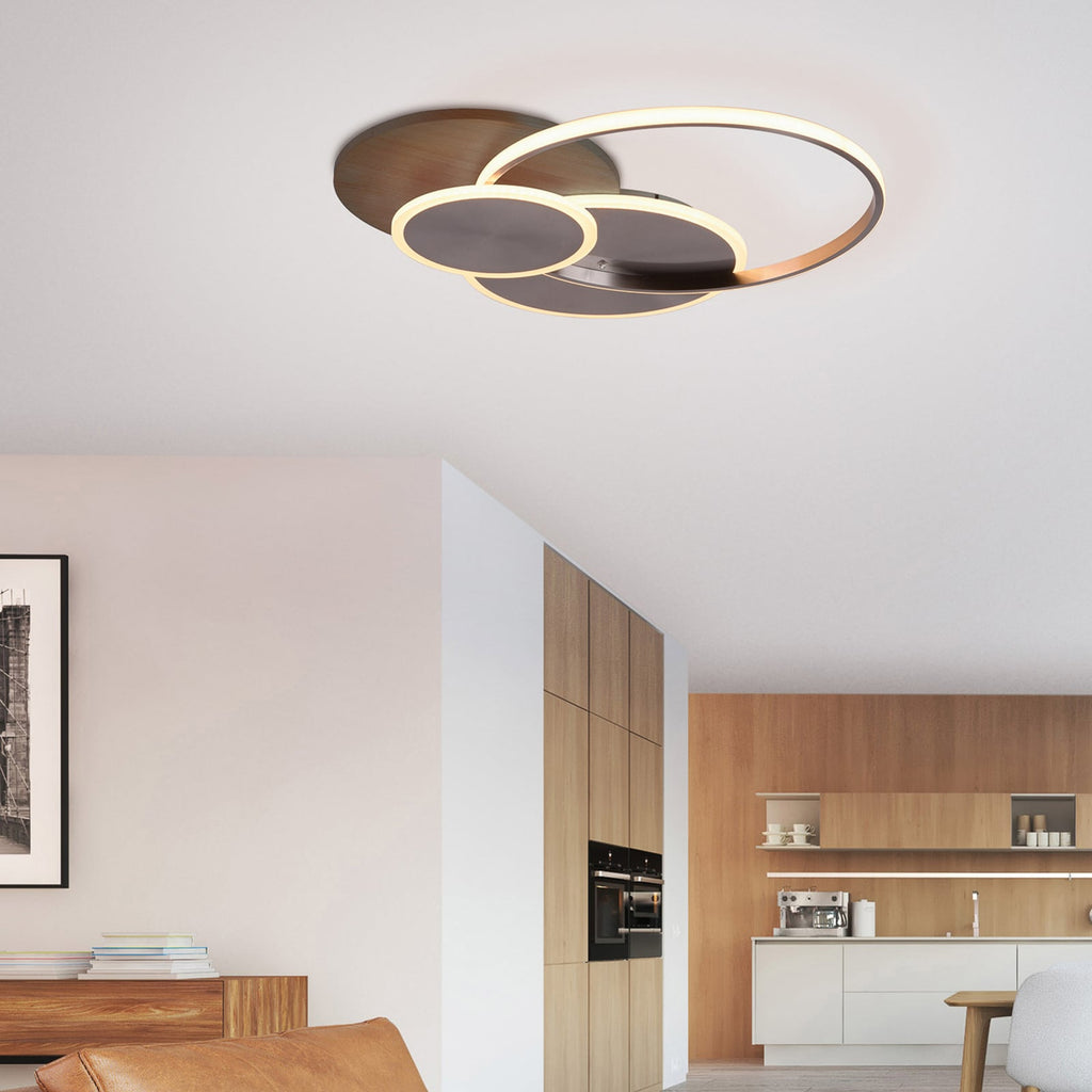 LED taklampe Palma CCT dimbar med fjernkontroll 65 cm bakside