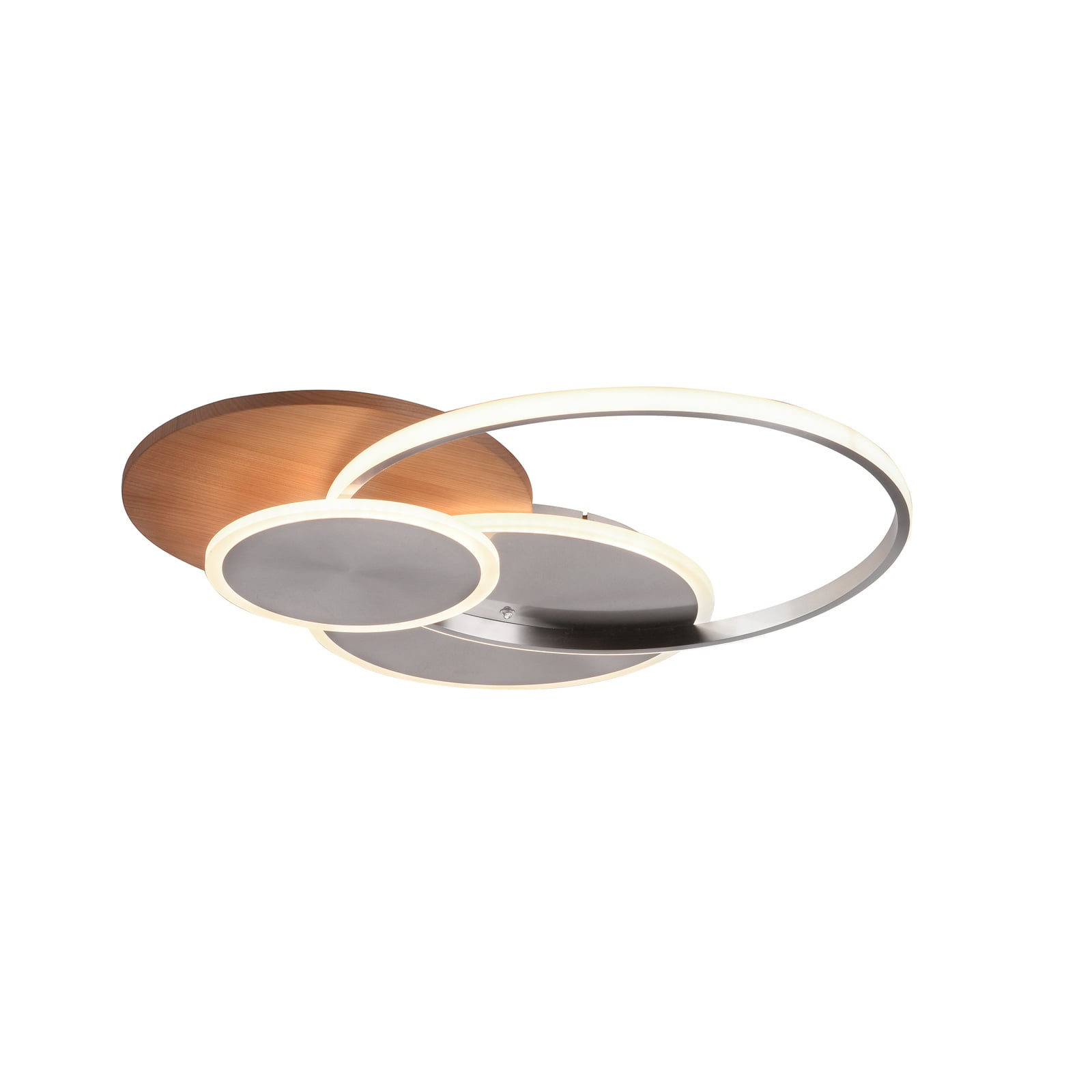 Detalj av LED taklampe Palma CCT dimbar med fjernkontroll 65 cm