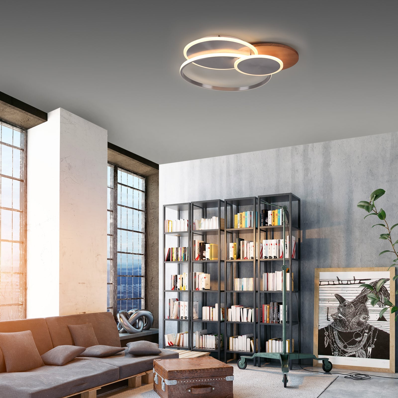 Fjernkontroll for LED taklampe Palma CCT dimbar med fjernkontroll 65 cm