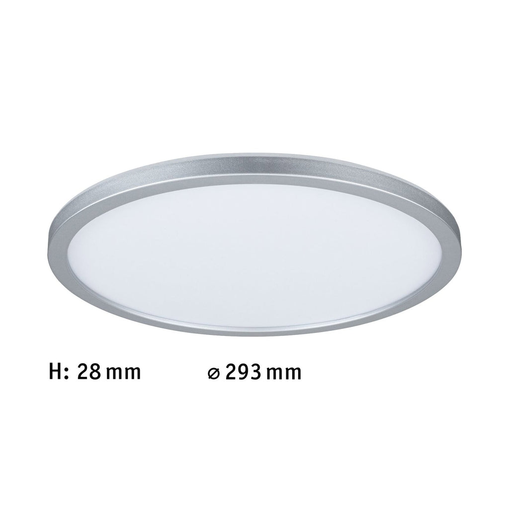 Detalj av LED taklampe panel krom Ø29 cm 16W nøytralhvit 4000K Paulmann