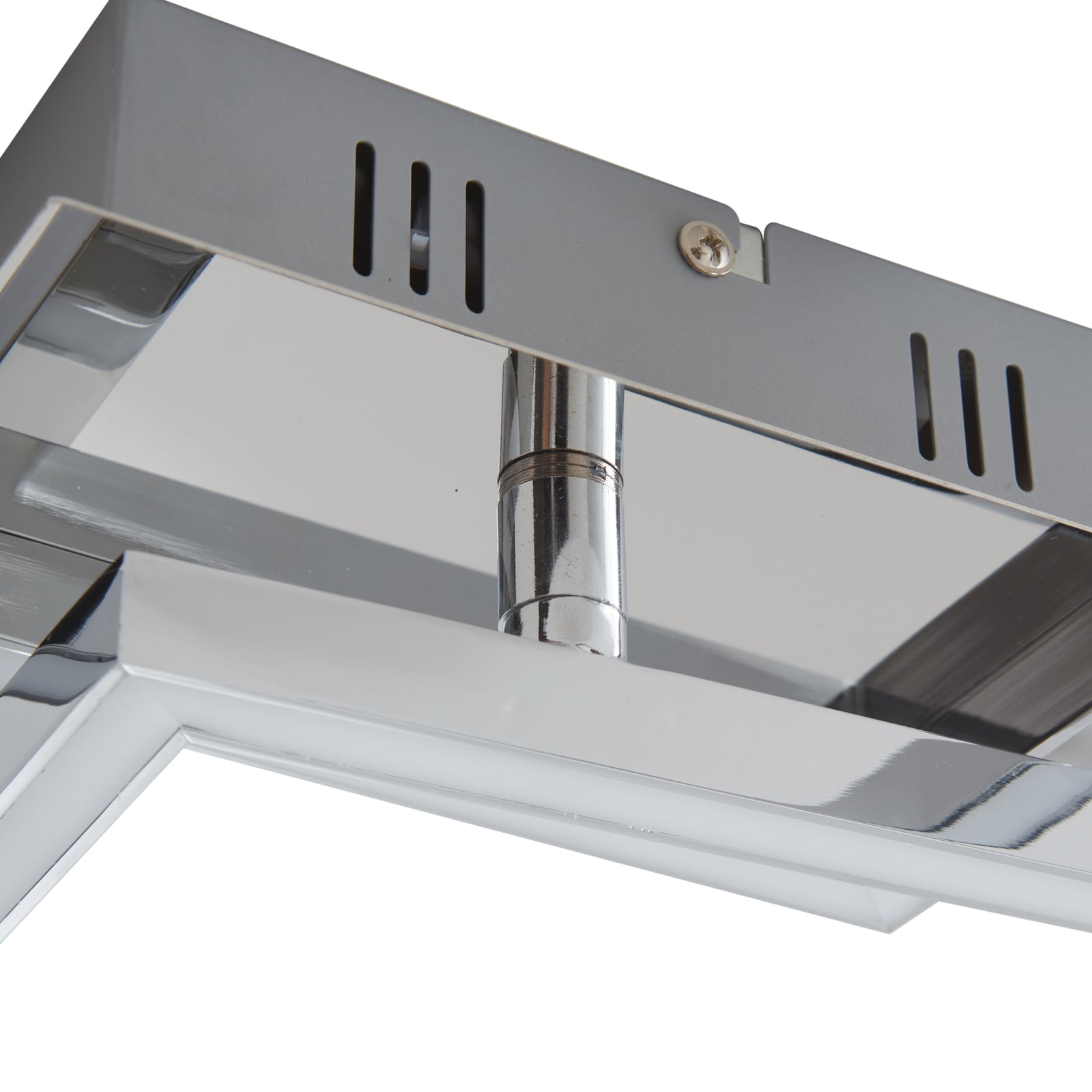 LED taklampe Panja 2-lys dimbar krom 66,5 cm lysdetalj
