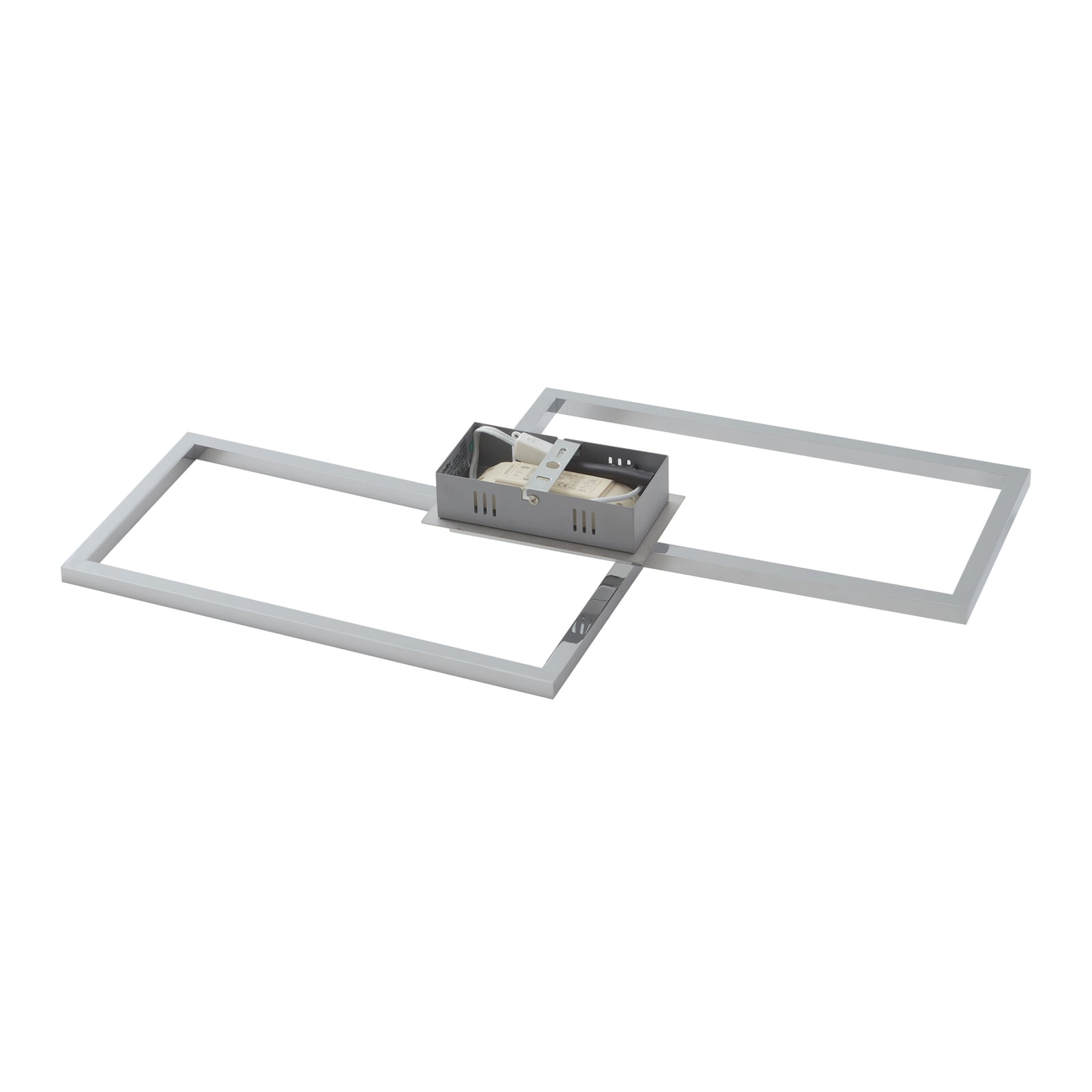 LED taklampe Panja 2-lys dimbar krom 66,5 cm monteringsdetalj