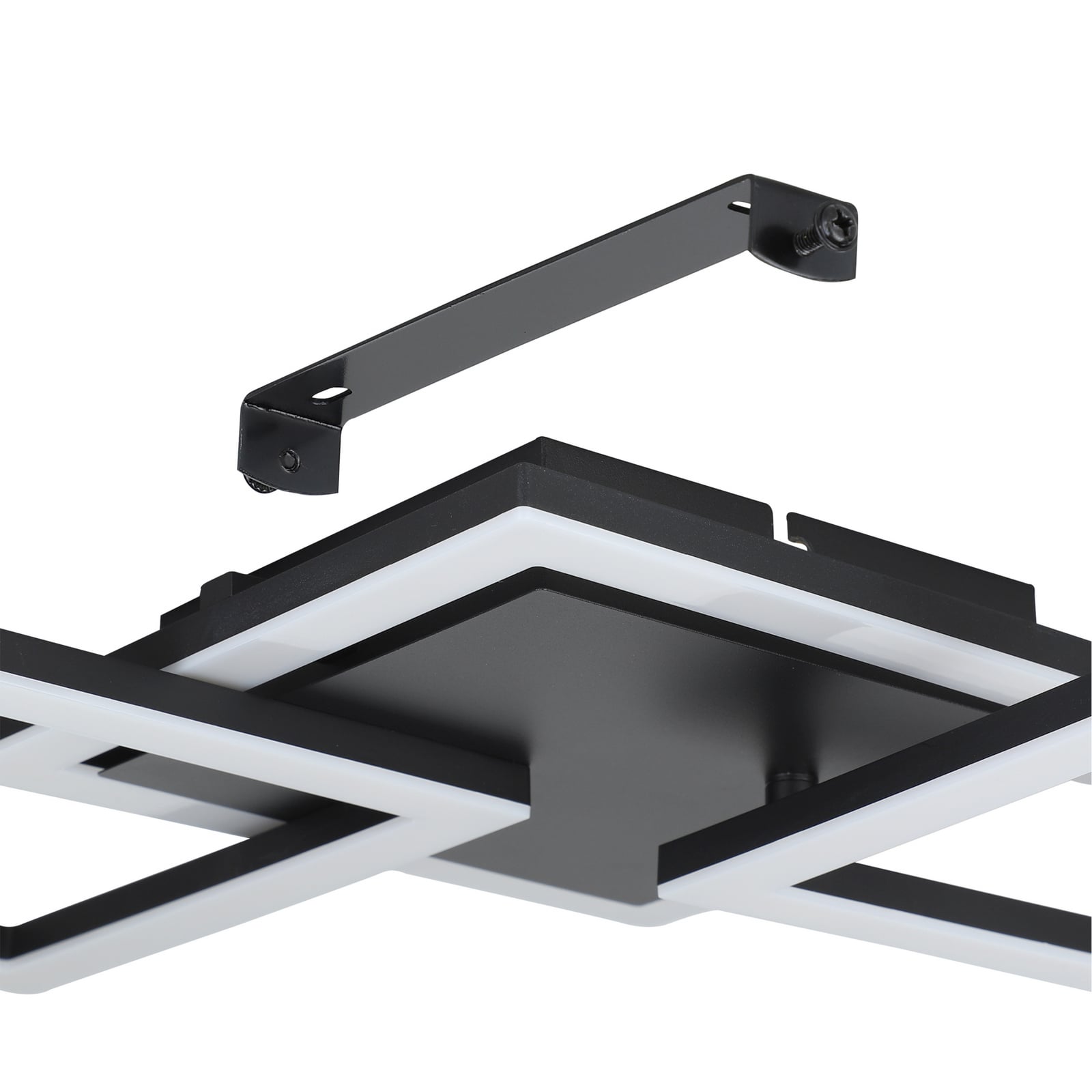LED taklampe Paranday-Z 3-lys dimbar Zigbee 65 cm appstyring