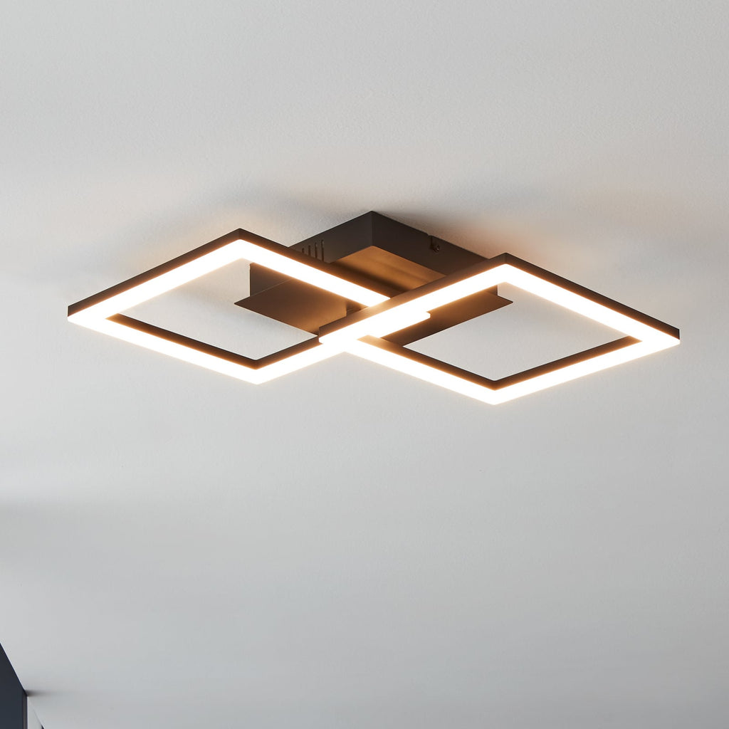 LED taklampe Paranday-Z smart 2-lys dimbar 52 cm forfra