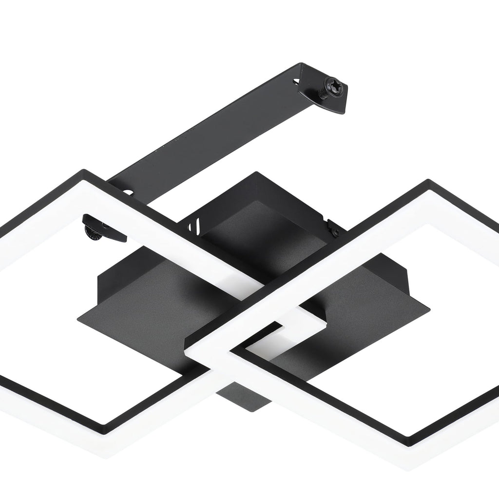 LED taklampe Paranday-Z smart 2-lys dimbar 52 cm app-styring