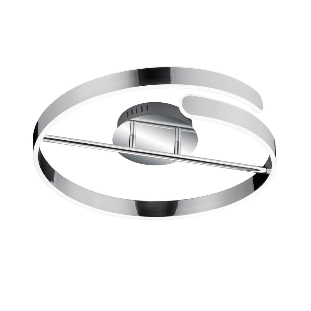 LED taklampe Parma dimbar krom Ø50 cm 37W 4000K detalj nærbilde