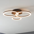 LED taklampe Parrapos-Z 3-ringer dimbar CCT 33W forfra