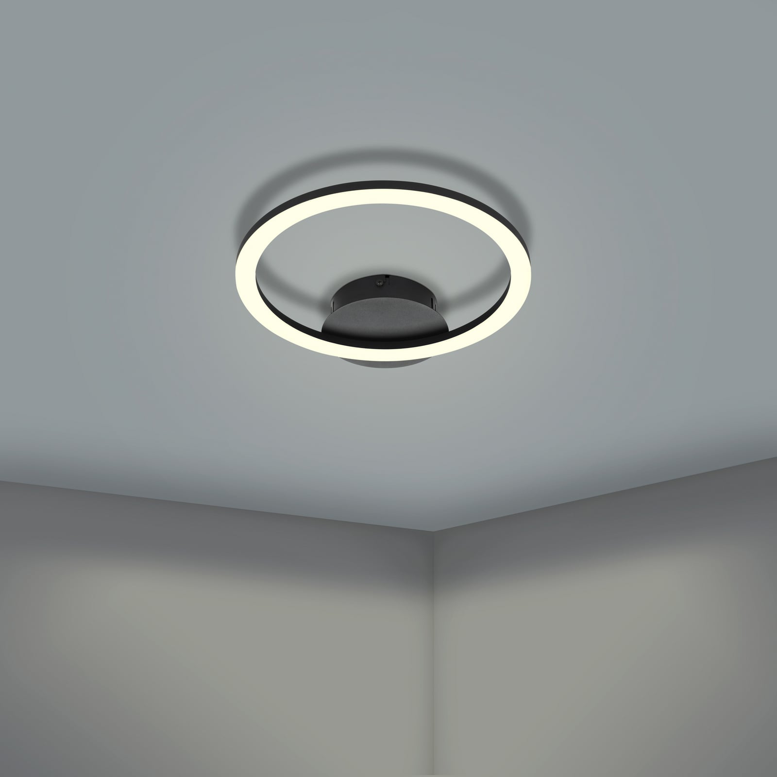 LED taklampe Parrapos-Z dimbar CCT Zigbee Ø33,5 cm - EGLO connect