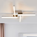 LED taklampe Patrik 4-lys krom IP44 59 cm forfra