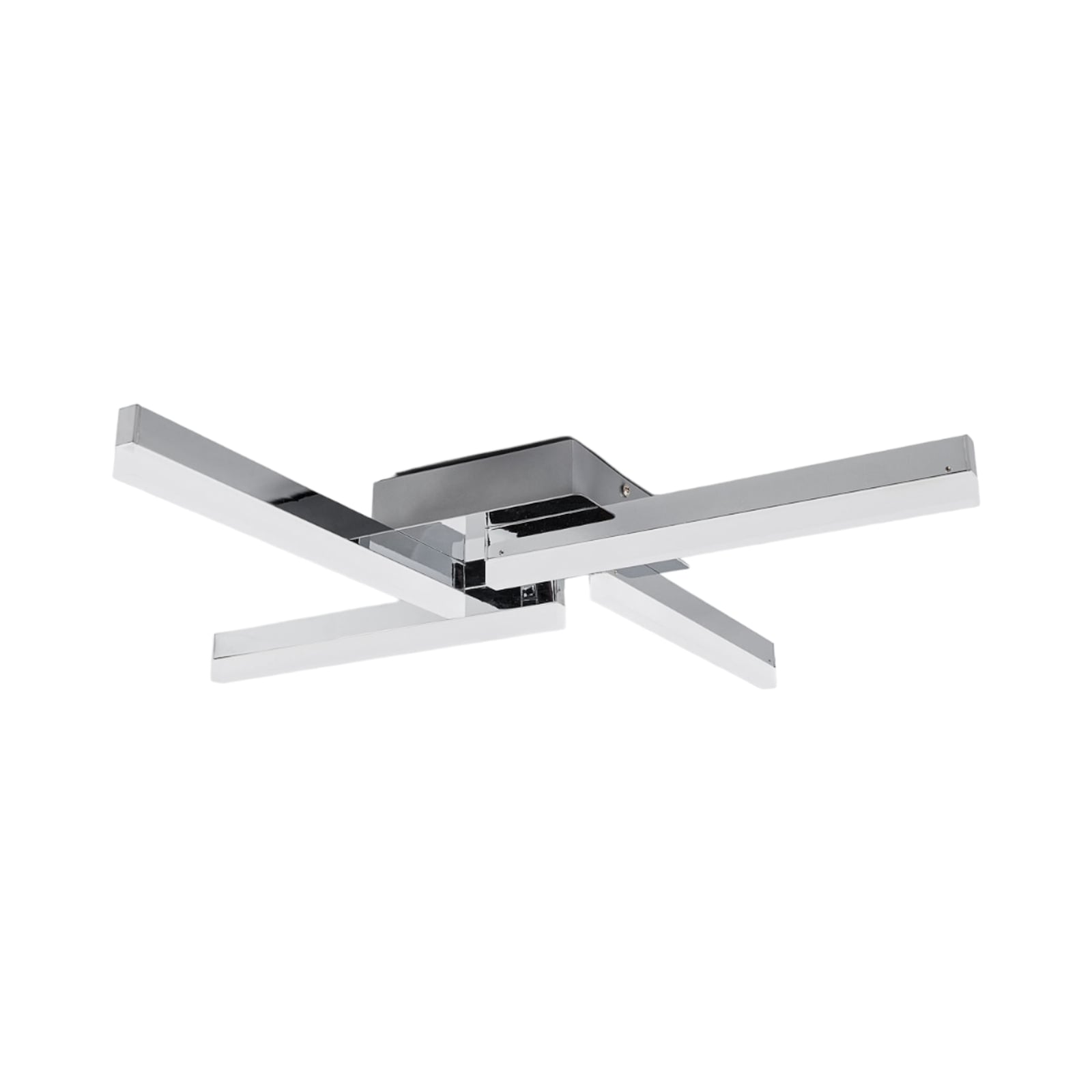 Montert LED taklampe Patrik 4-lys krom IP44 59 cm i tak
