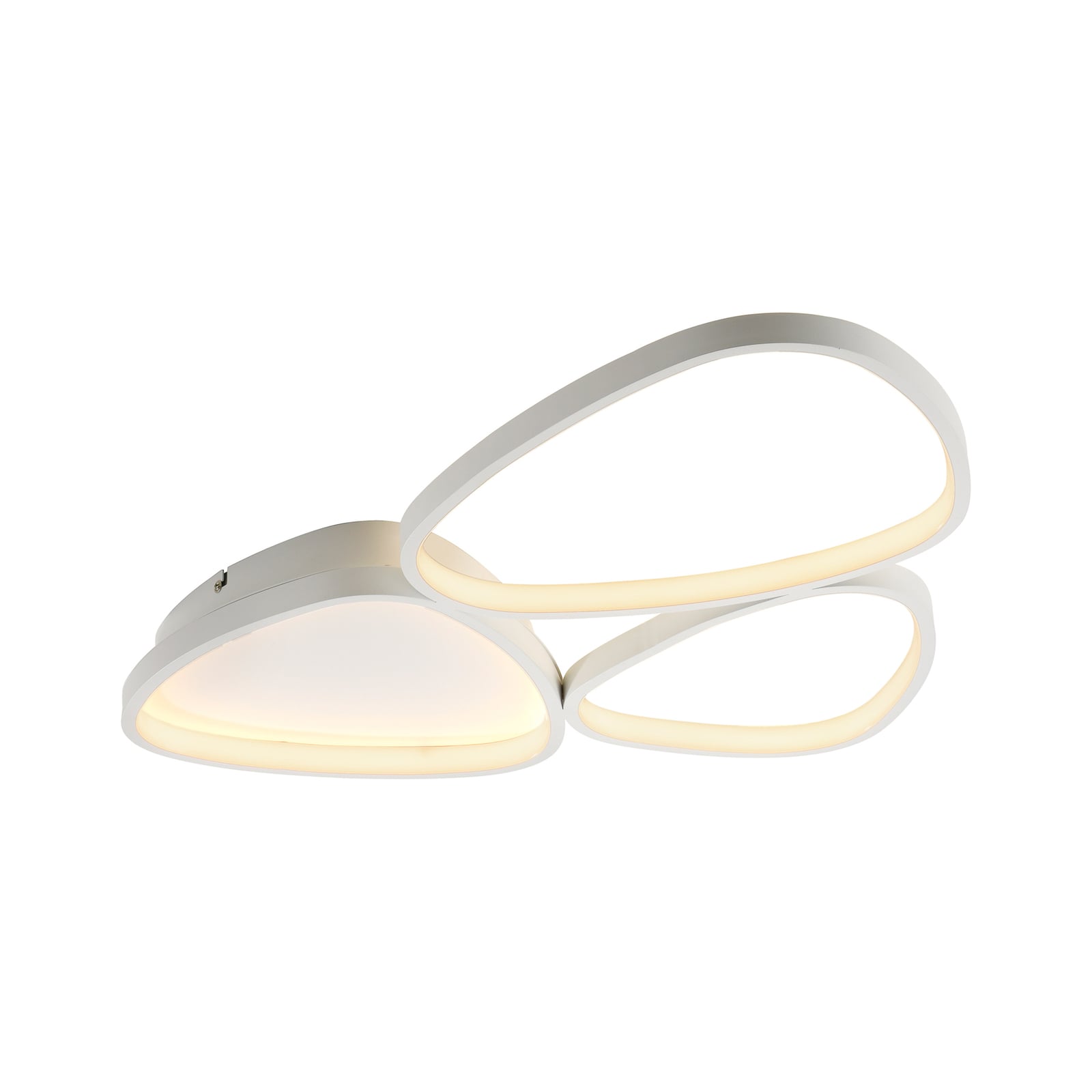 LED taklampe Pebbles dimbar hvit 69x46 cm 28W detalj
