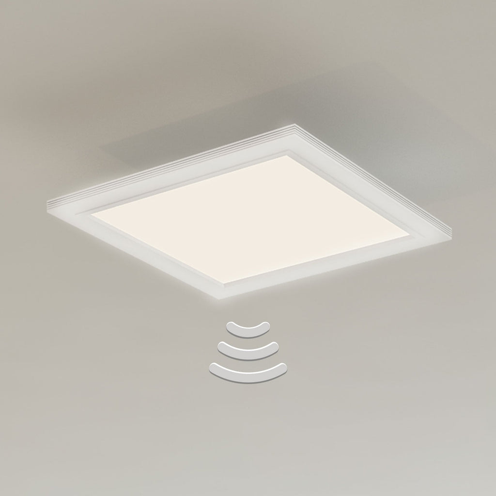 LED taklampe Piatto med bevegelsessensor forfra