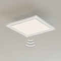 LED taklampe Piatto med bevegelsessensor forfra