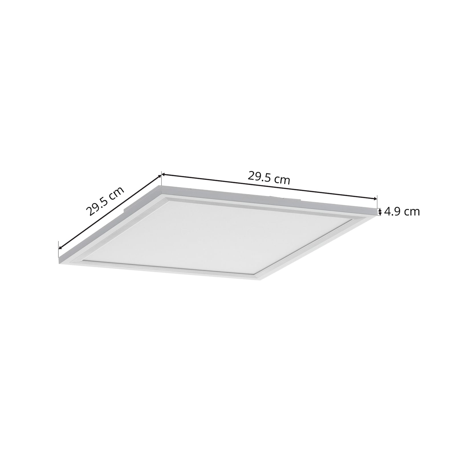 LED taklampe Piatto med bevegelsessensor lys av