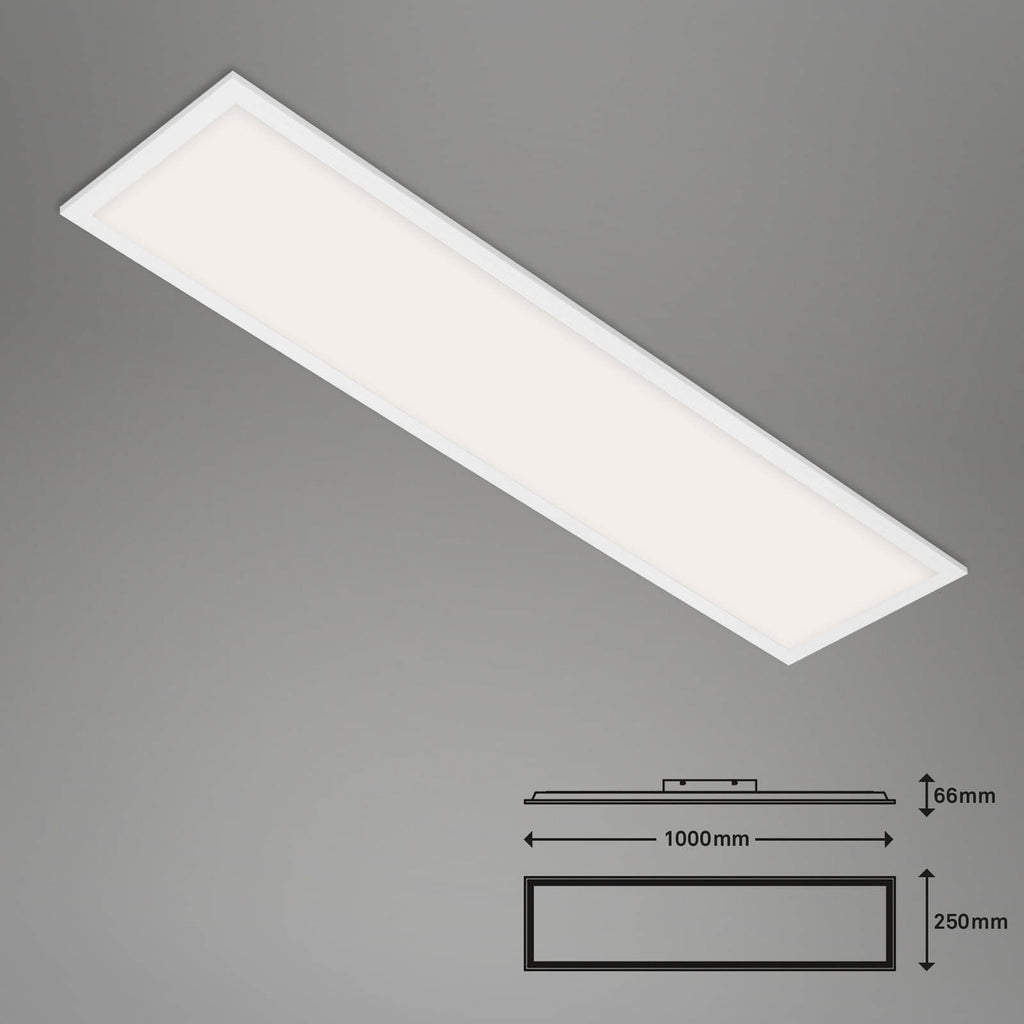 LED-taklampe Piatto S dimbar CCT med fjernkontroll bakside