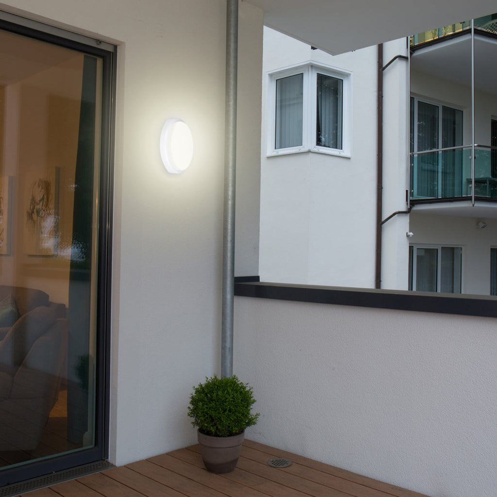 LED taklampe Pictor rund hvit bakside
