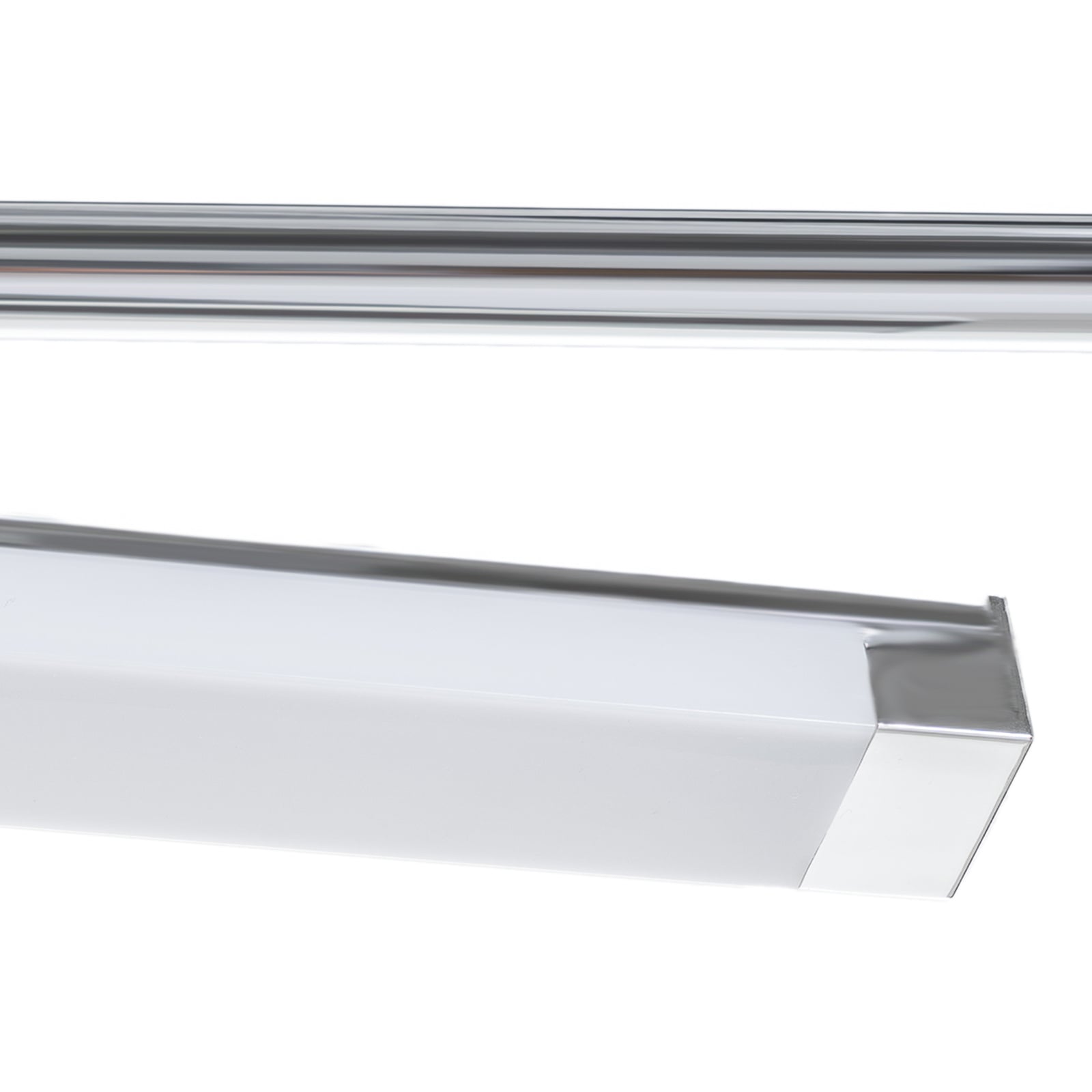 LED taklampe Pilou 4-lys dimbar krom 128 cm oversikt