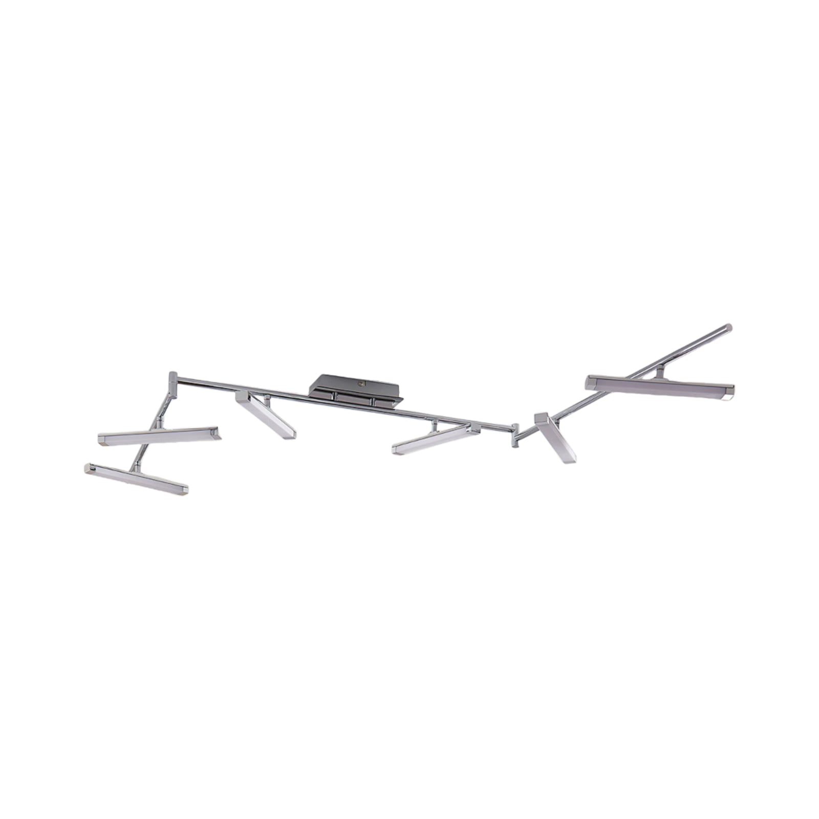 LED taklampe Pilou 6-lys dimbar krom 192,5 cm detalj av arm