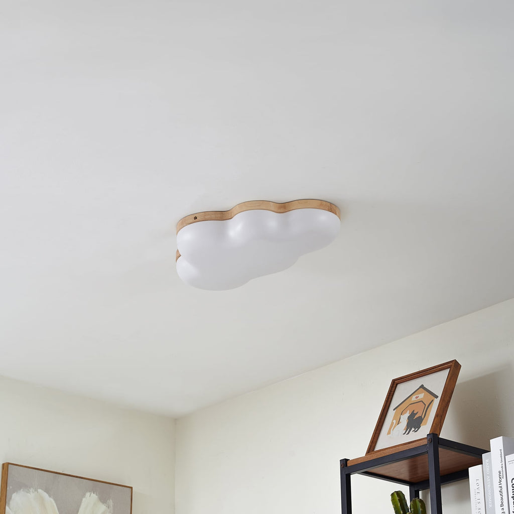 Detalj av LED taklampe Pilvi skyform hvit akryl