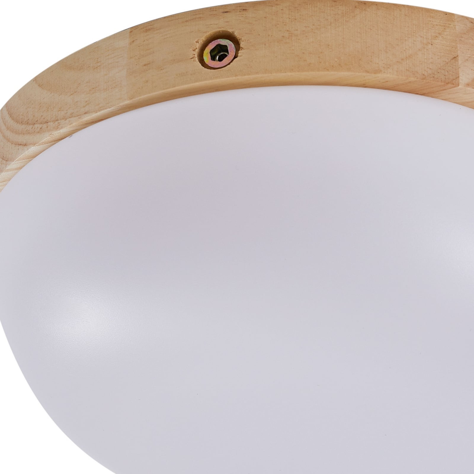 Sidevisning av LED taklampe Pilvi skyform hvit akryl
