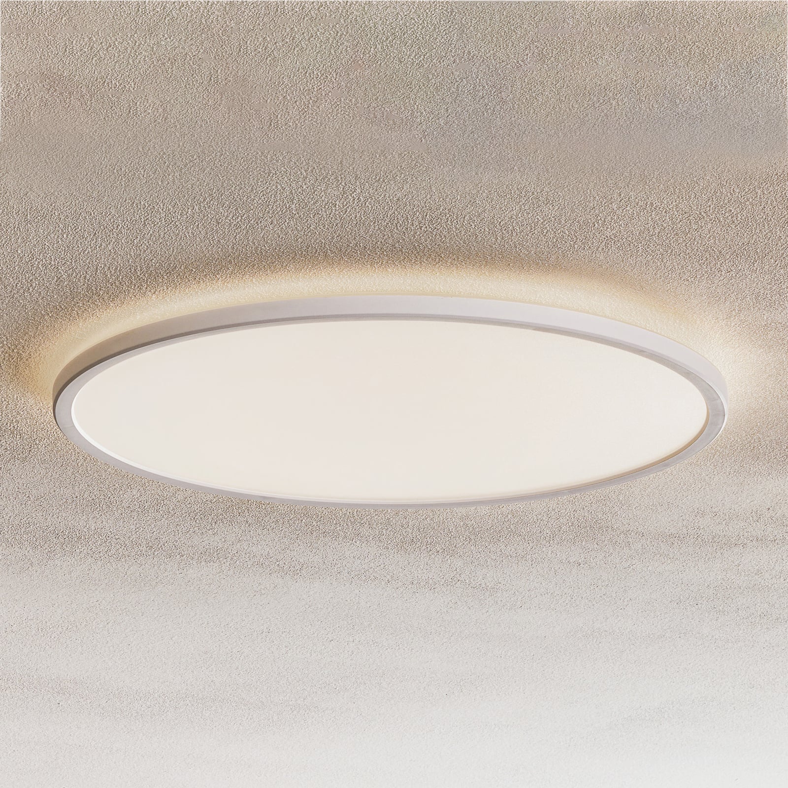 LED taklampe Planura dimbar hvit Ø42 cm forfra