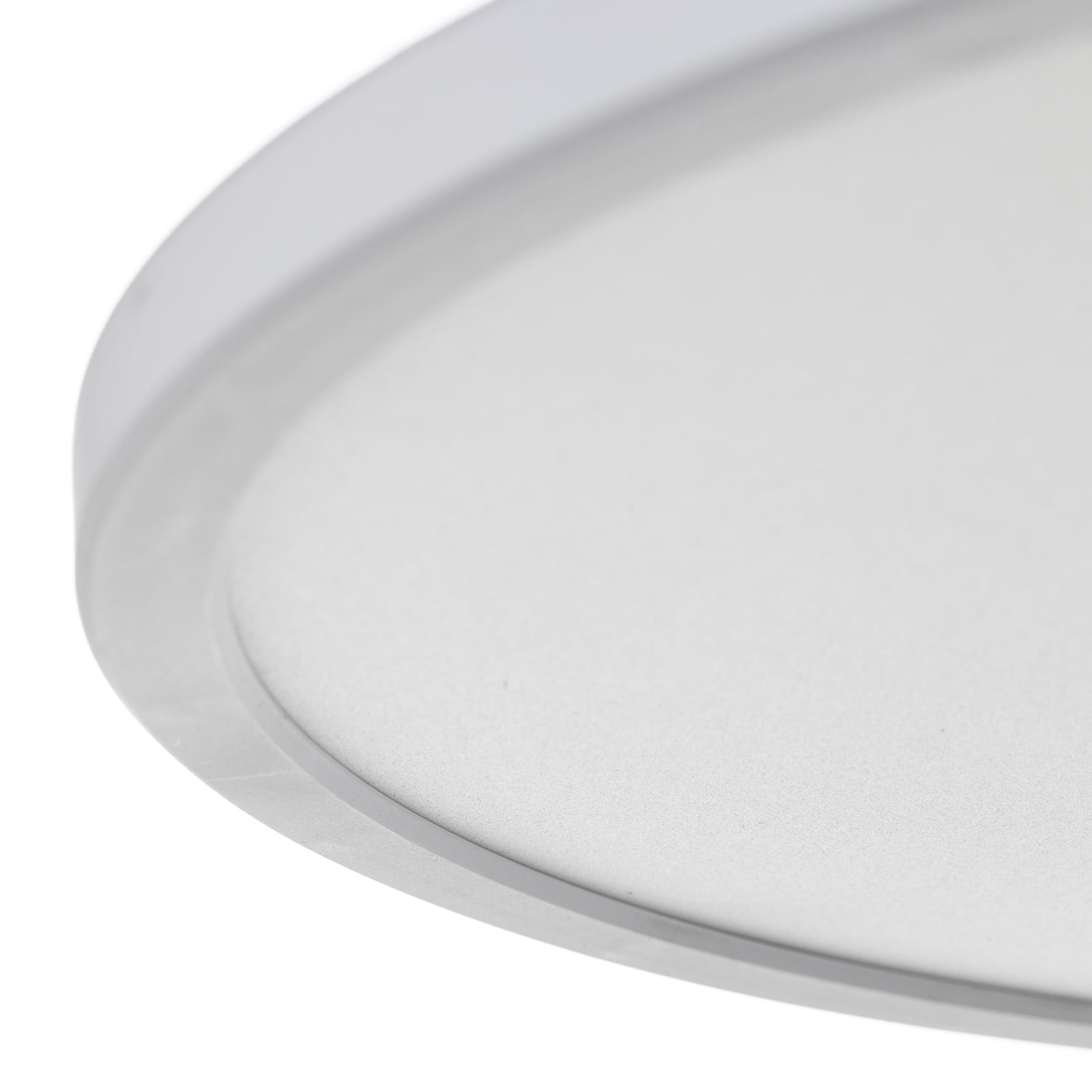 LED taklampe Planura dimbar hvit Ø42 cm fra siden