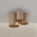 LED taklampe Point 3-lys dimbar bronse IP44 forfra