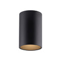 LED taklampe Point svart Ø6 cm IP44 dimbar forfra