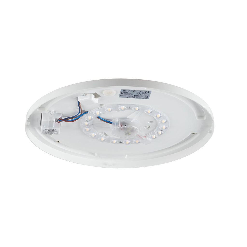 LED taklampe Pollux med bevegelsessensor sett fra siden