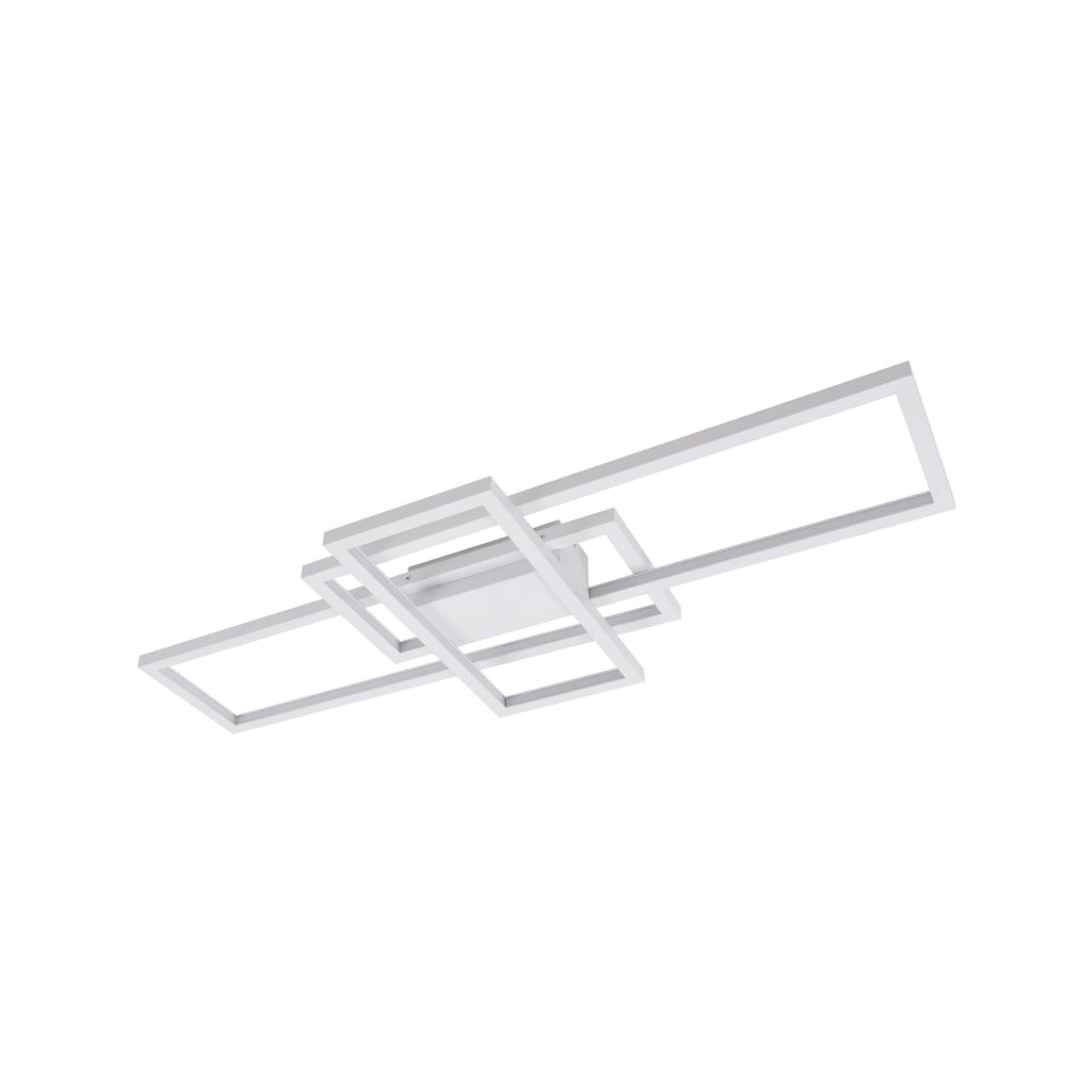 LED taklampe Poppy dimbar hvit aluminium montert i rom