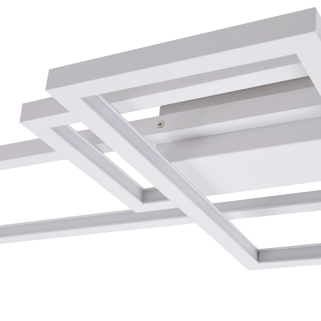 LED taklampe Poppy dimbar hvit aluminium veggbryter