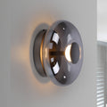 LED taklampe Posh røykglass dimbar forfra