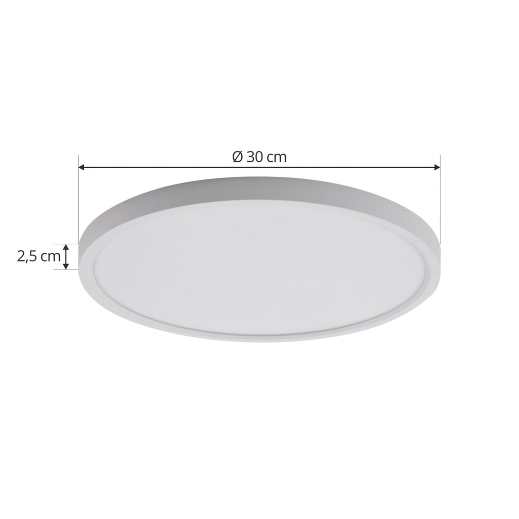 LED taklampe Pravin CCT montert i tak