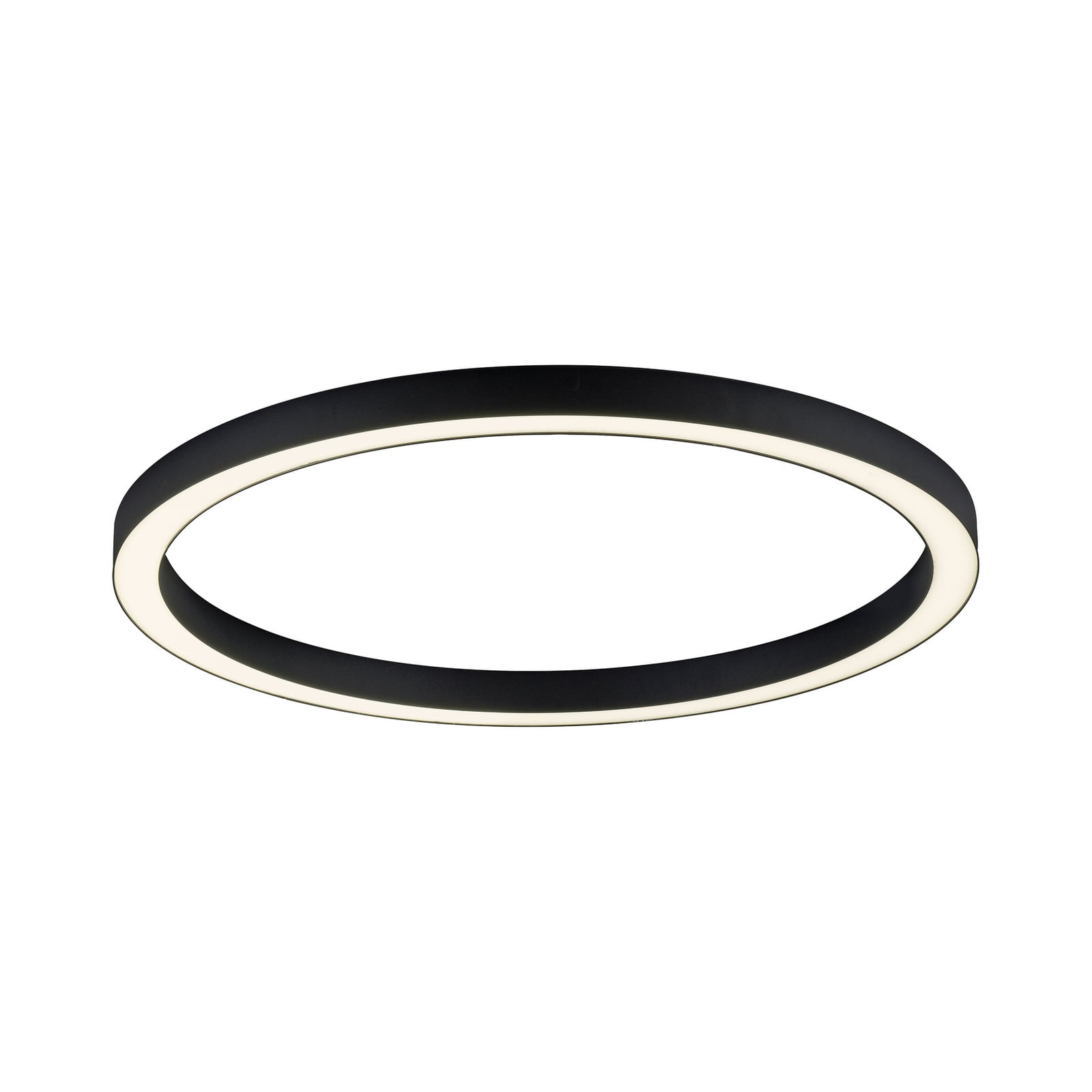LED taklampe PURE Lines Round CCT dimbar Ø70 cm antrasitt forfra