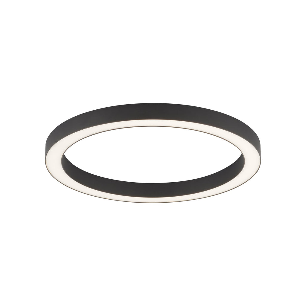 LED taklampe PURE Lines Round dimbar CCT Ø50 cm antrasitt forfra