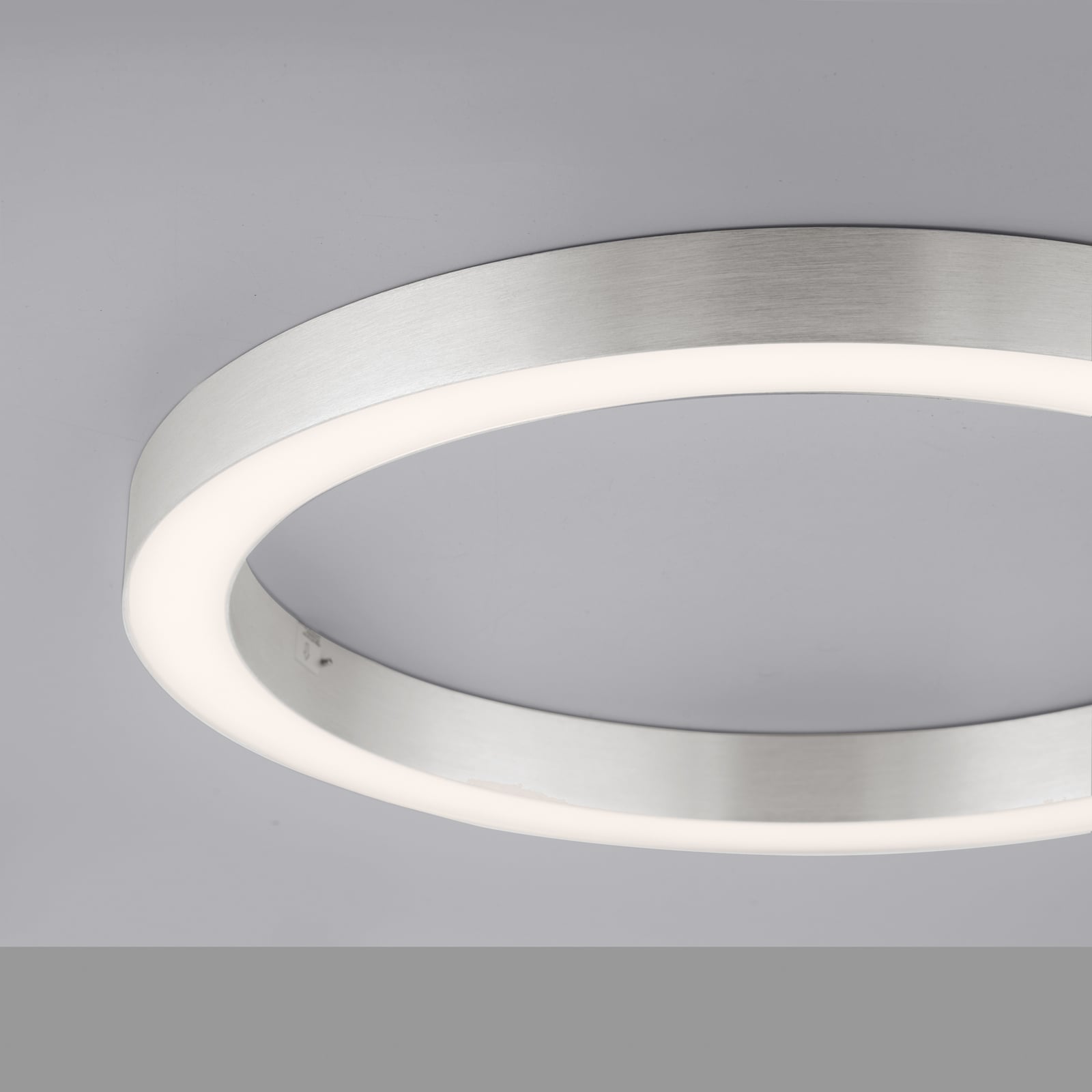LED taklampe PURE Lines Round dimbar CCT Ø50 cm sølv nærbilde