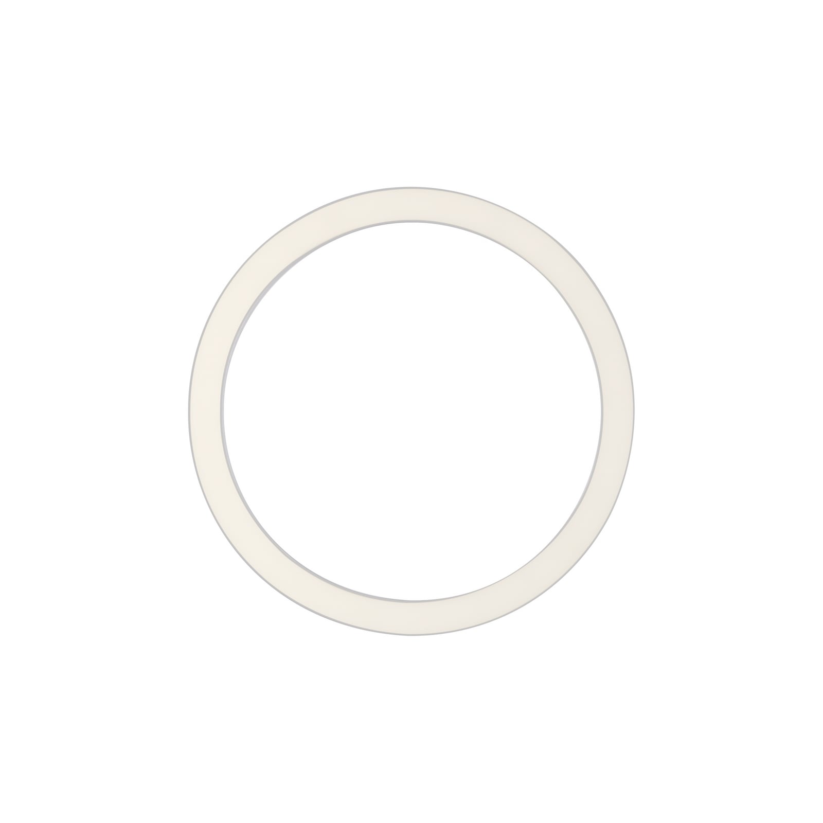 LED taklampe PURE Lines Round dimbar CCT Ø50 cm sølv designprofil