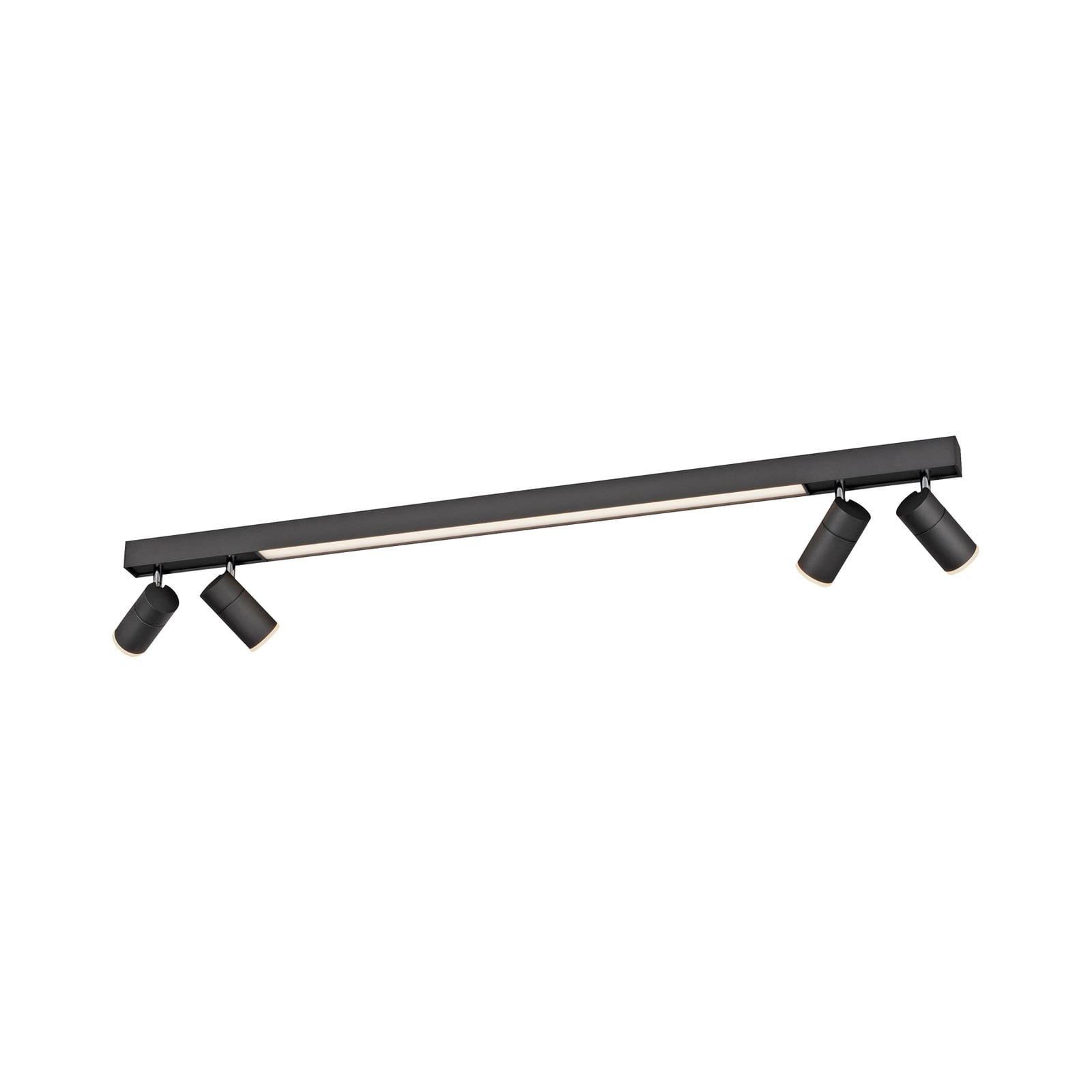 LED taklampe PURE Lines Spot 120 cm dimbar med fjernkontroll forfra