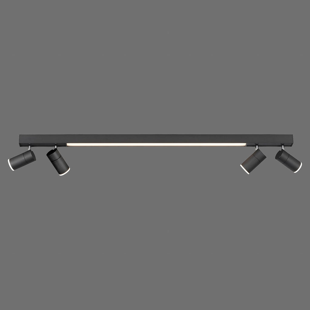 LED taklampe PURE Lines Spot 120 cm dimbar med fjernkontroll montert i rom