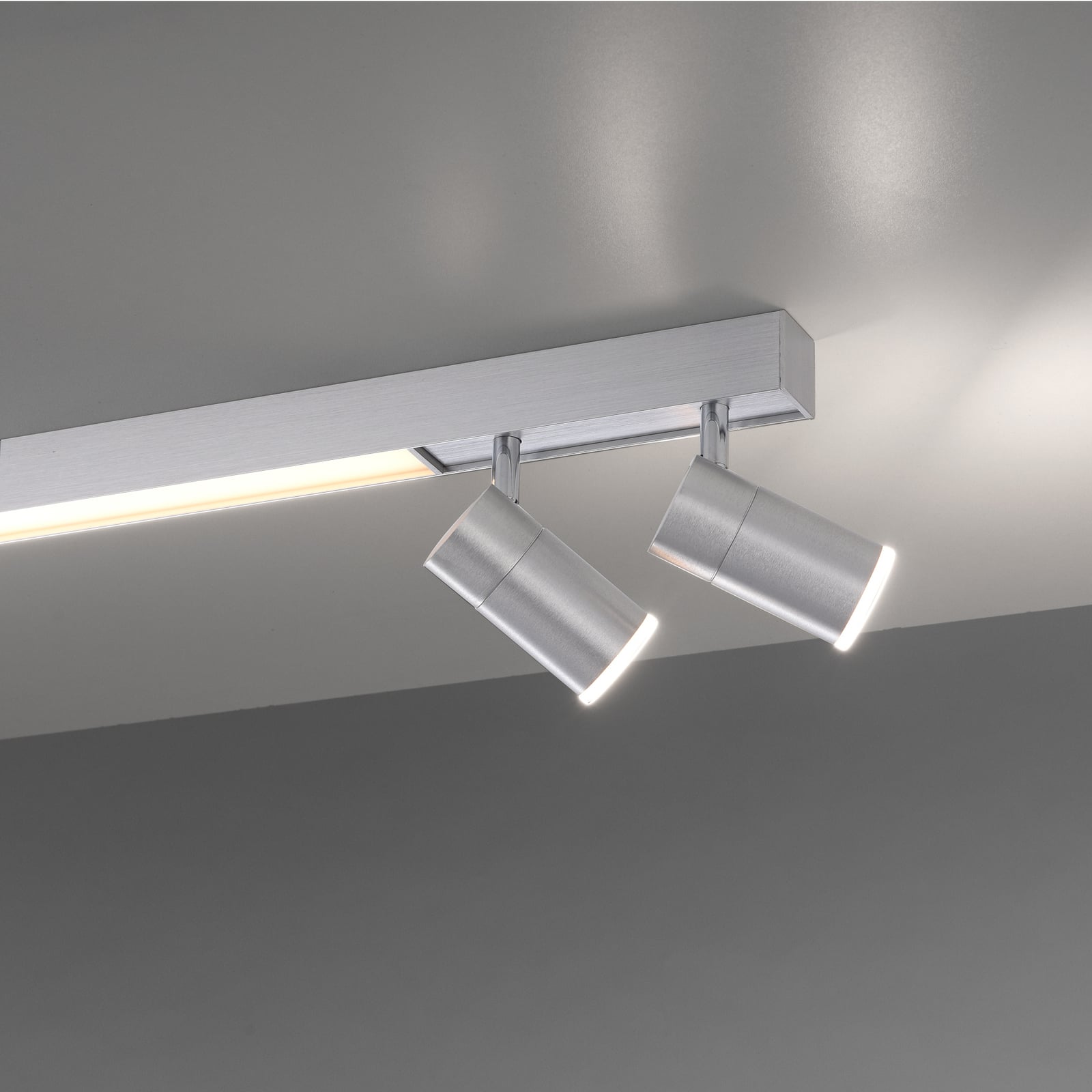 LED taklampe PURE Lines Spot dimbar 120 cm sideprofil