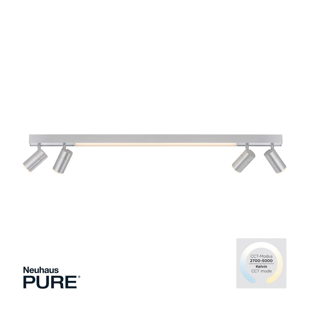 LED taklampe PURE Lines Spot dimbar 120 cm oversikt