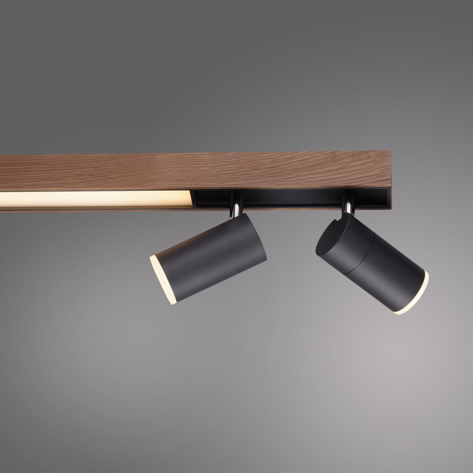 LED taklampe PURE Lines Spot dimbar med fjernkontroll 120 cm nærbilde av fjernkontroll