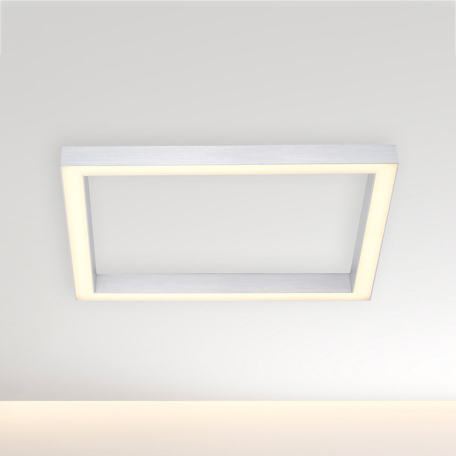 LED taklampe PURE Lines Square CCT dimbar 55 cm forfra