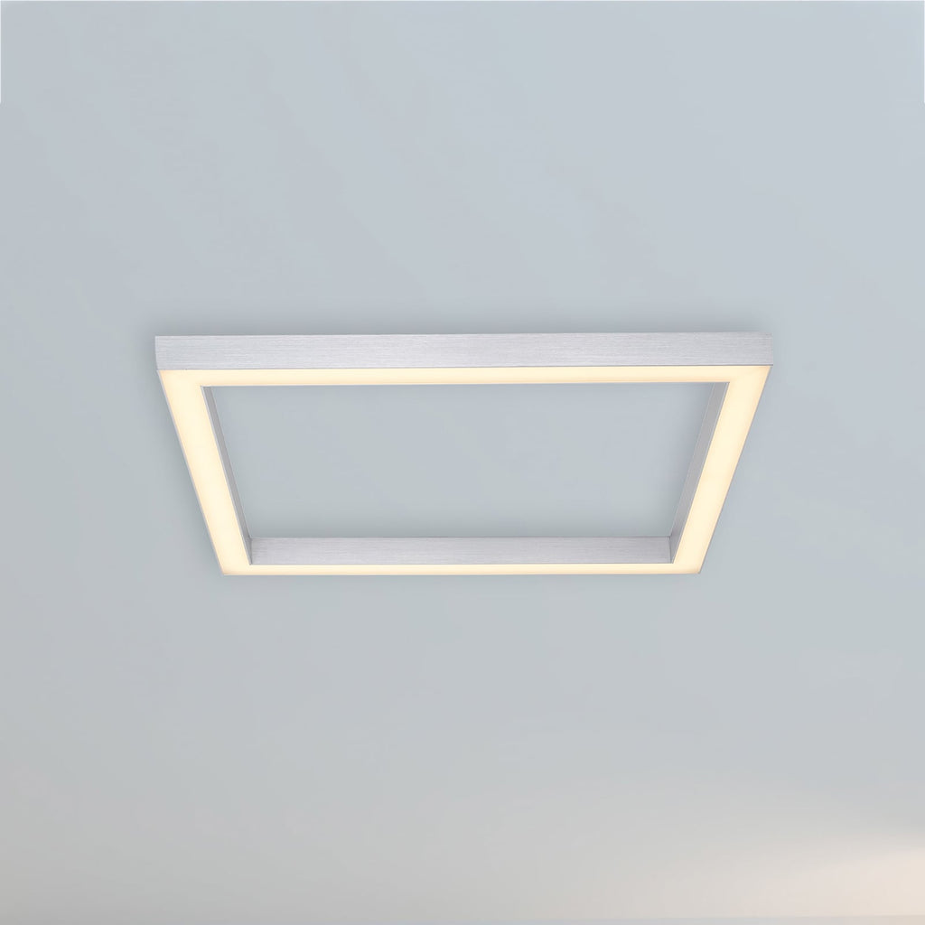 Detalj av aluminiumramme på LED taklampe PURE Lines Square