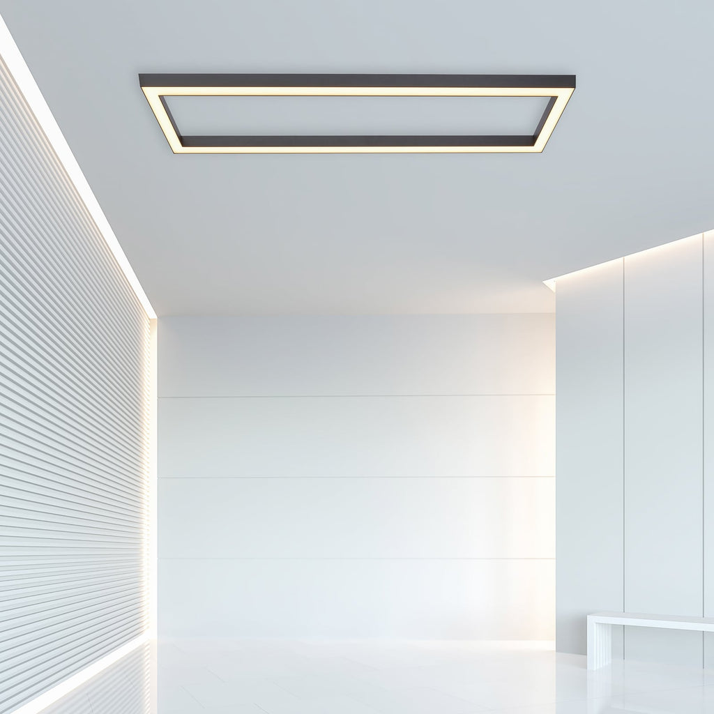 LED taklampe PURE Lines Square dimbar CCT 110 cm bakside