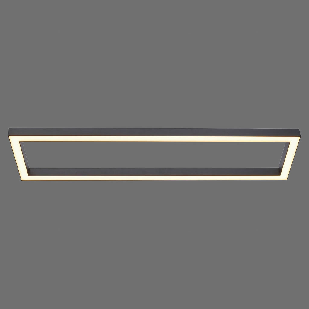 Montert LED taklampe PURE Lines Square dimbar CCT 110 cm i rom